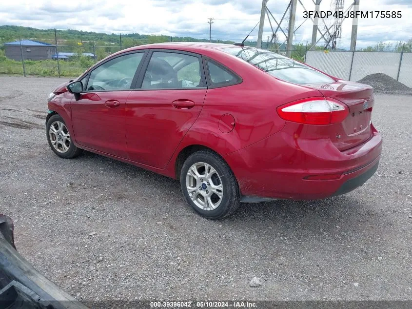 3FADP4BJ8FM175585 2015 Ford Fiesta Se