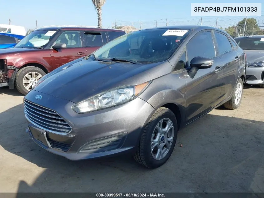 3FADP4BJ7FM101333 2015 Ford Fiesta Se