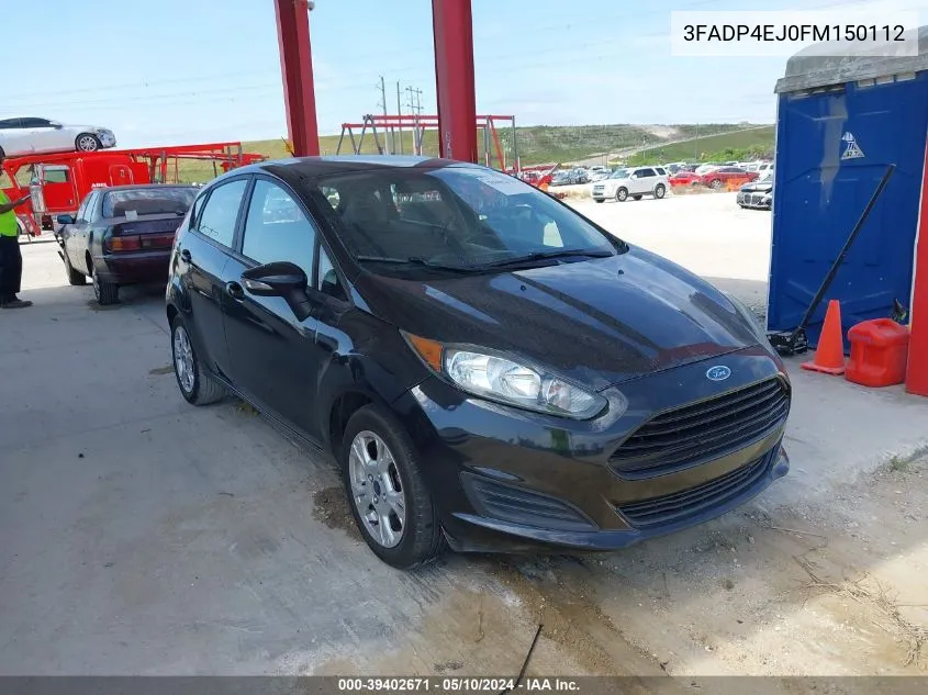 3FADP4EJ0FM150112 2015 Ford Fiesta Se