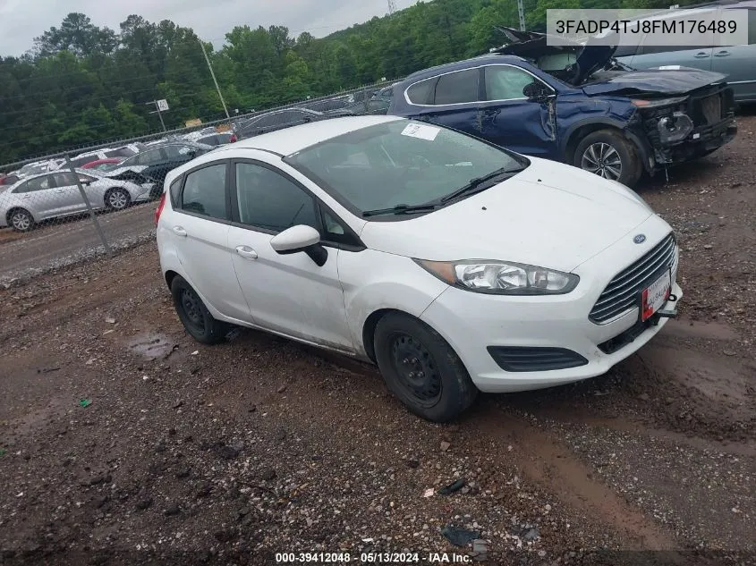 2015 Ford Fiesta S VIN: 3FADP4TJ8FM176489 Lot: 39412048