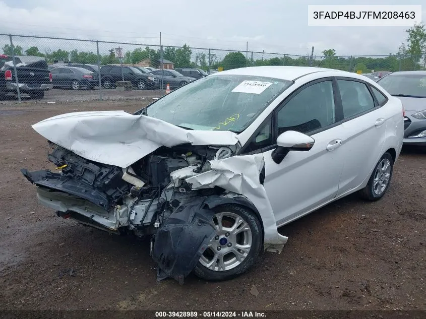 3FADP4BJ7FM208463 2015 Ford Fiesta Se