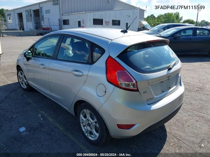 3FADP4EJ7FM115549 2015 Ford Fiesta Se