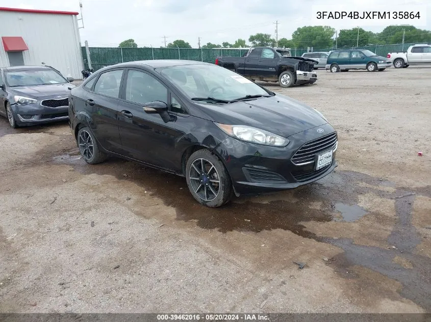 2015 Ford Fiesta Se VIN: 3FADP4BJXFM135864 Lot: 39462016