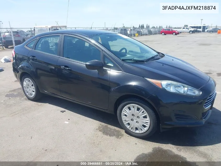 3FADP4AJXFM218874 2015 Ford Fiesta S