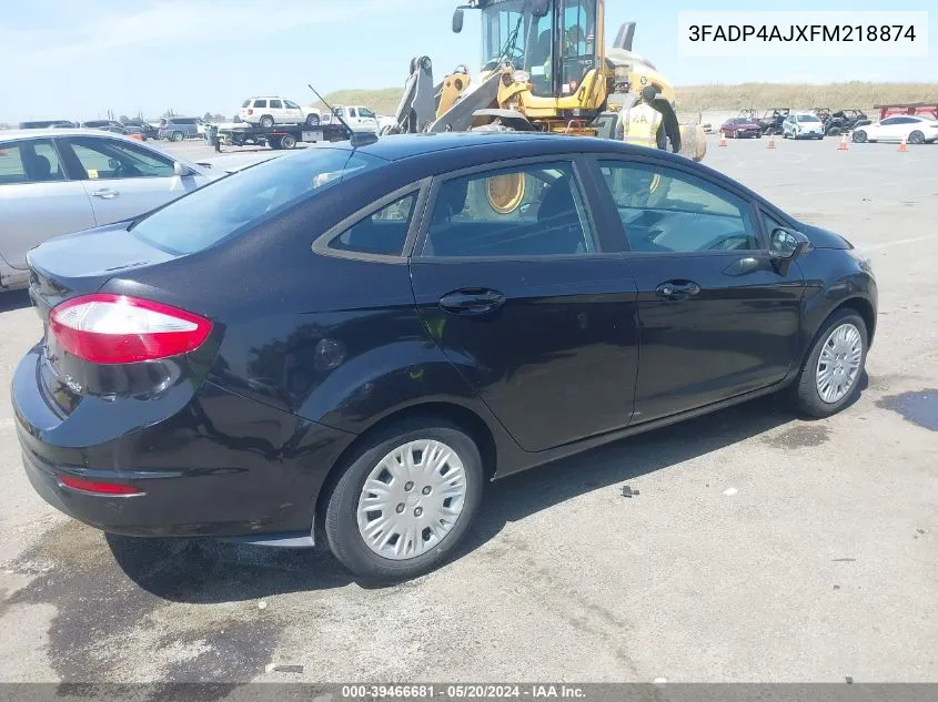 3FADP4AJXFM218874 2015 Ford Fiesta S