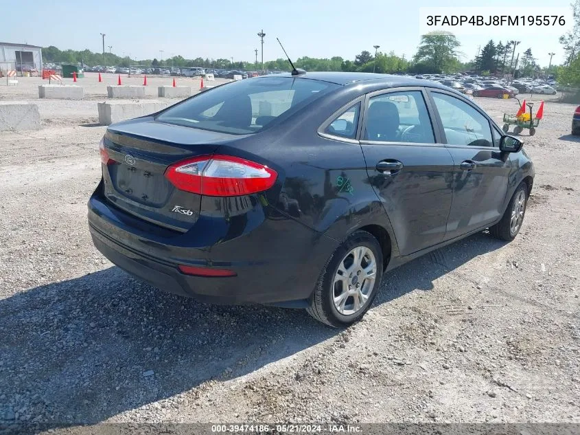 2015 Ford Fiesta Se VIN: 3FADP4BJ8FM195576 Lot: 39474186