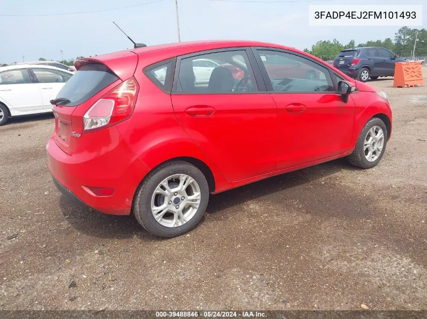 2015 Ford Fiesta Se VIN: 3FADP4EJ2FM101493 Lot: 39488846