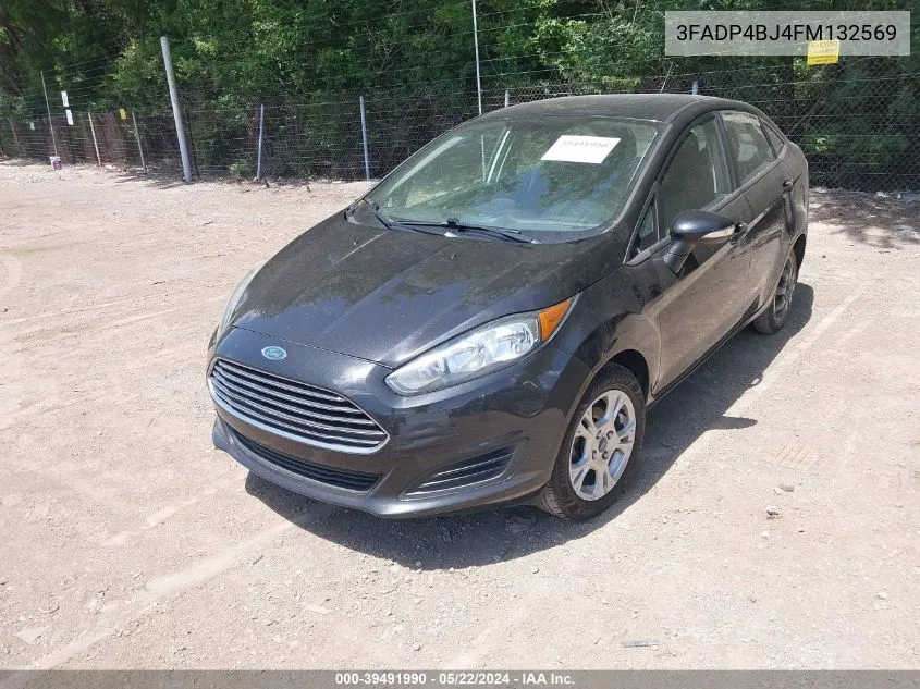 2015 Ford Fiesta Se VIN: 3FADP4BJ4FM132569 Lot: 39491990