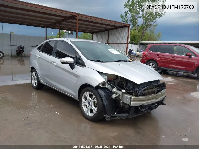 2015 Ford Fiesta Se VIN: 3FADP4BJ1FM175783 Lot: 39501367