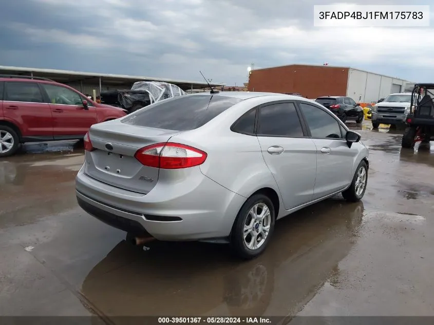 2015 Ford Fiesta Se VIN: 3FADP4BJ1FM175783 Lot: 39501367