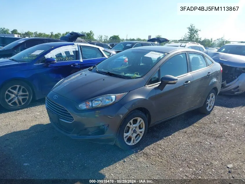 3FADP4BJ5FM113867 2015 Ford Fiesta Se