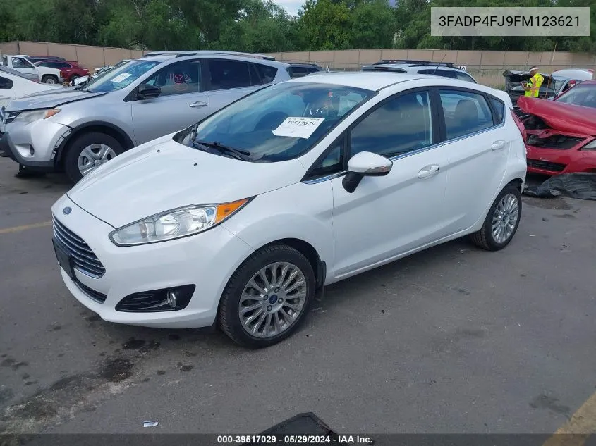 2015 Ford Fiesta Titanium VIN: 3FADP4FJ9FM123621 Lot: 39517029