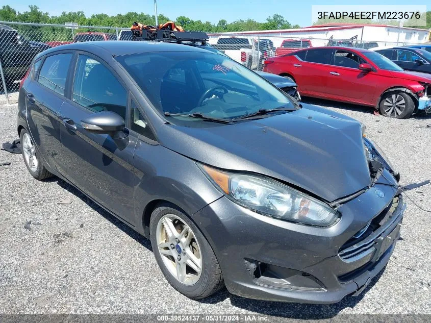 2015 Ford Fiesta Se VIN: 3FADP4EE2FM223676 Lot: 39524137