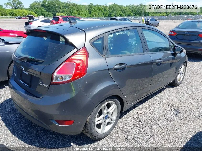 2015 Ford Fiesta Se VIN: 3FADP4EE2FM223676 Lot: 39524137