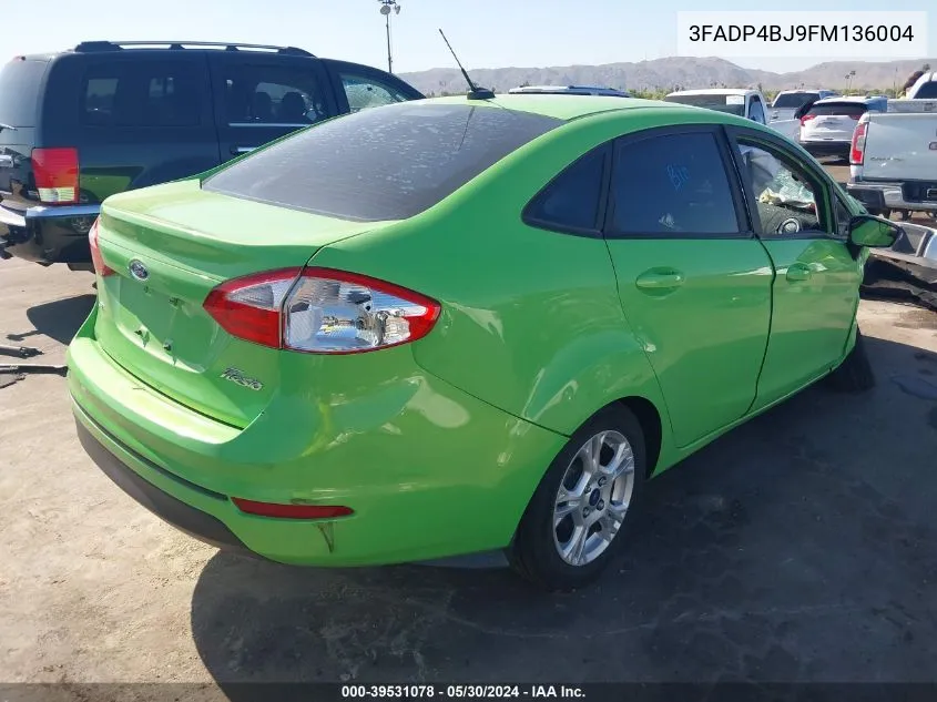 3FADP4BJ9FM136004 2015 Ford Fiesta Se