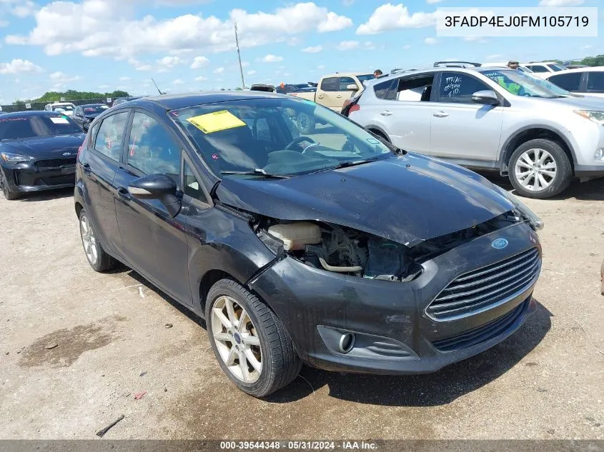 2015 Ford Fiesta Se VIN: 3FADP4EJ0FM105719 Lot: 39544348