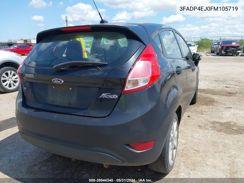 2015 Ford Fiesta Se VIN: 3FADP4EJ0FM105719 Lot: 39544348