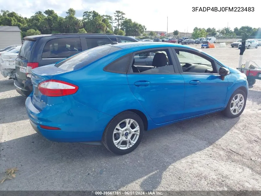 2015 Ford Fiesta Se VIN: 3FADP4BJ0FM223483 Lot: 39567781