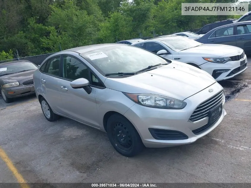 3FADP4AJ7FM121146 2015 Ford Fiesta S