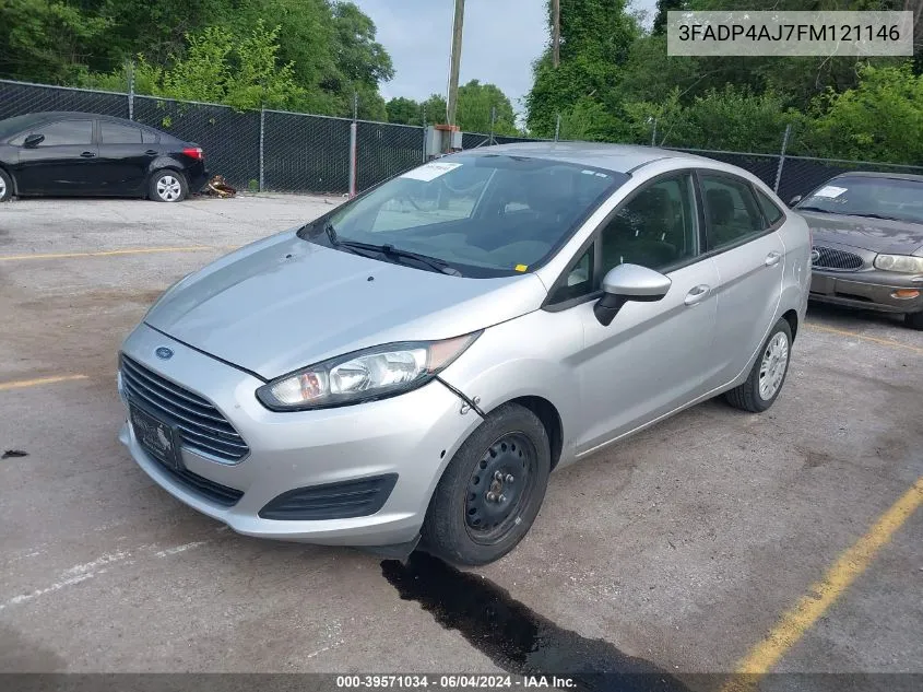 3FADP4AJ7FM121146 2015 Ford Fiesta S