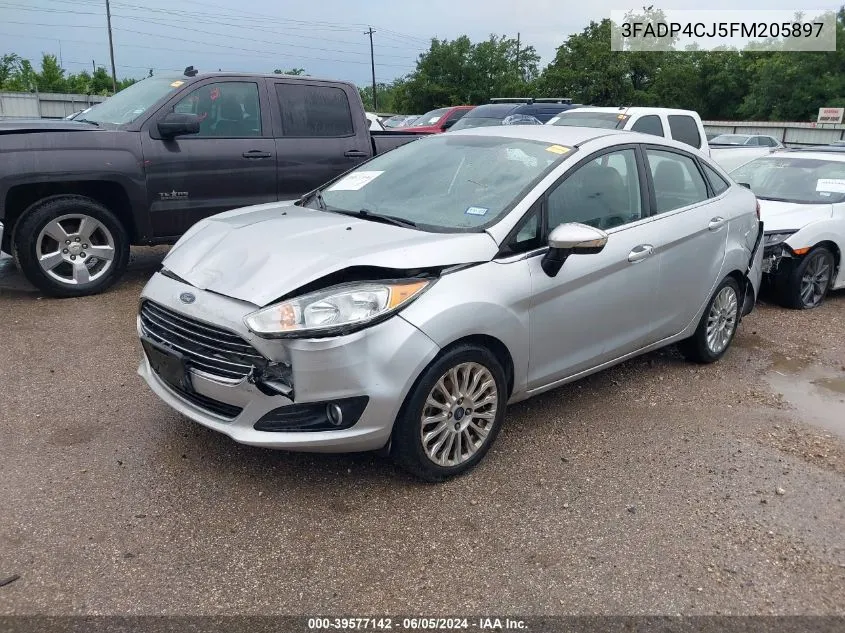 3FADP4CJ5FM205897 2015 Ford Fiesta Titanium