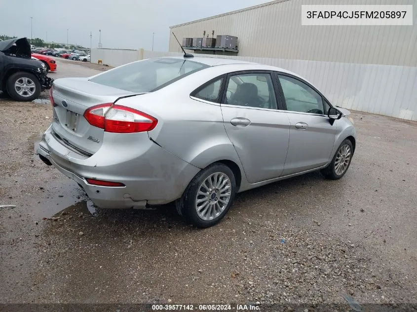 3FADP4CJ5FM205897 2015 Ford Fiesta Titanium