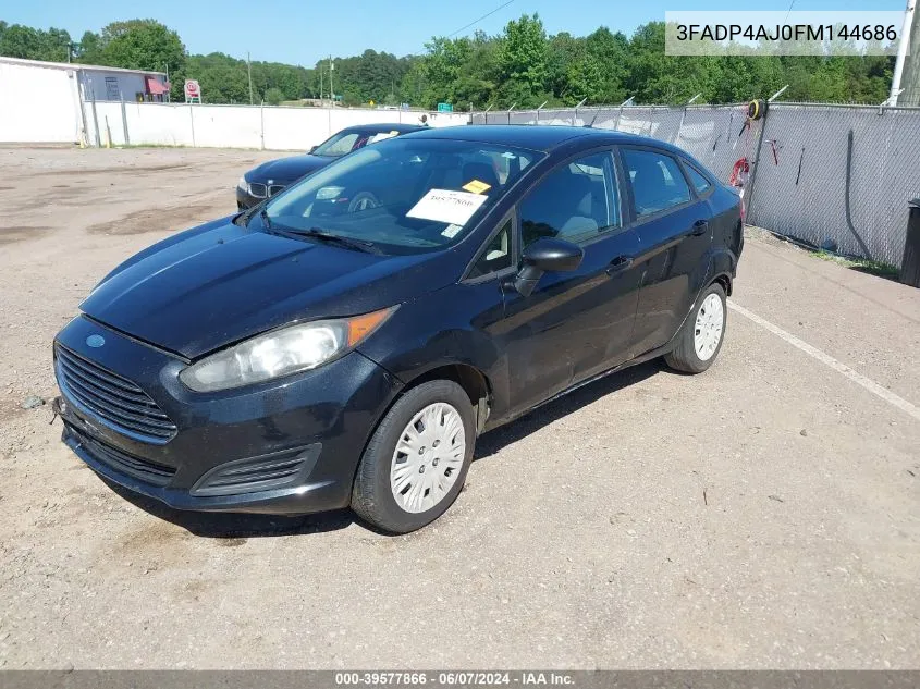 3FADP4AJ0FM144686 2015 Ford Fiesta S