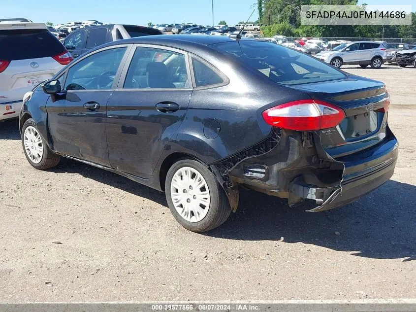 3FADP4AJ0FM144686 2015 Ford Fiesta S