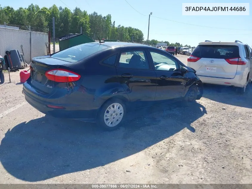 3FADP4AJ0FM144686 2015 Ford Fiesta S