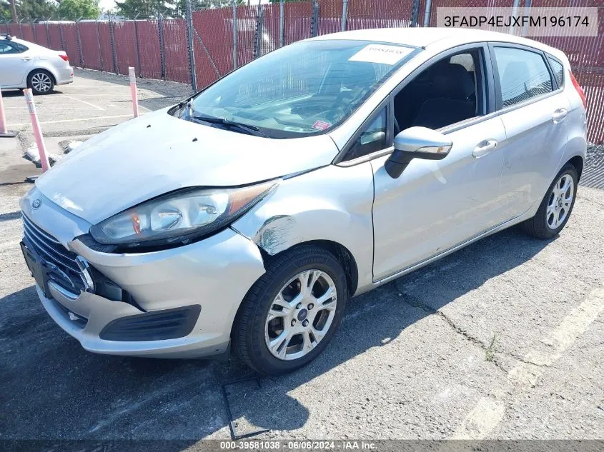 2015 Ford Fiesta Se VIN: 3FADP4EJXFM196174 Lot: 39581038