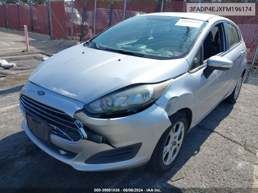 2015 Ford Fiesta Se VIN: 3FADP4EJXFM196174 Lot: 39581038