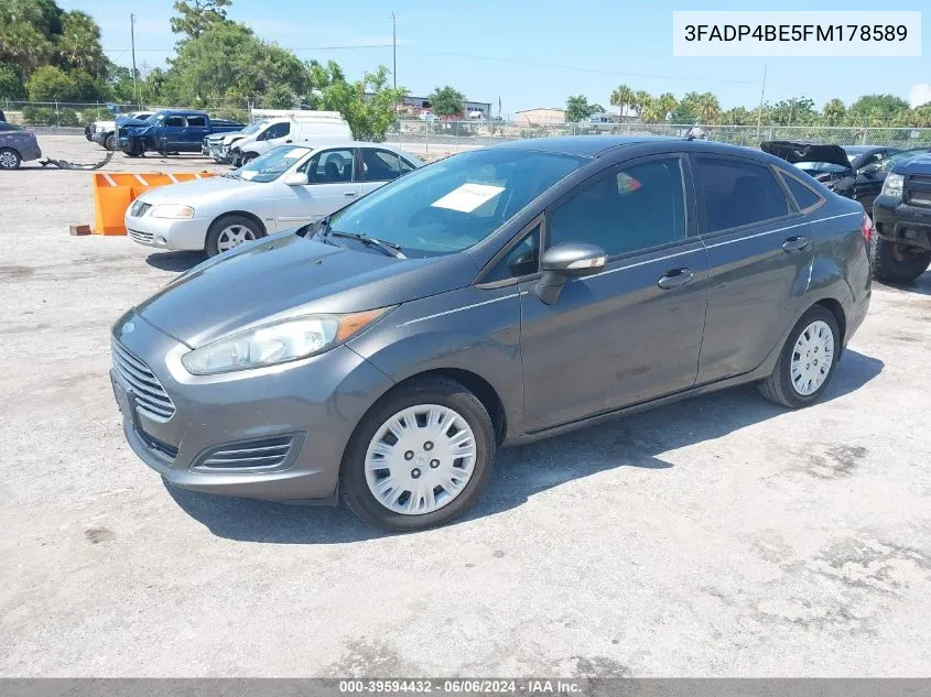 3FADP4BE5FM178589 2015 Ford Fiesta Se