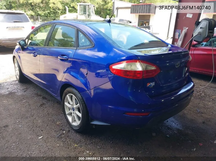 3FADP4BJ6FM140740 2015 Ford Fiesta Se