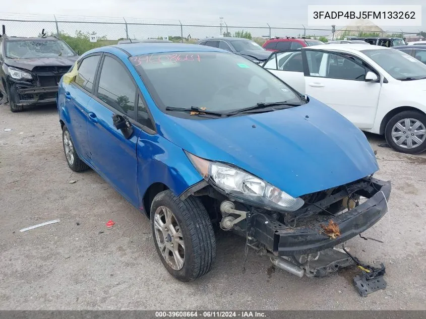 2015 Ford Fiesta Se VIN: 3FADP4BJ5FM133262 Lot: 39608664