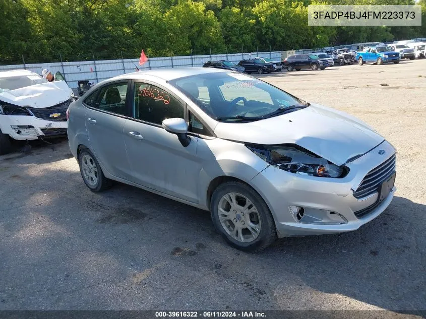 2015 Ford Fiesta Se VIN: 3FADP4BJ4FM223373 Lot: 39616322