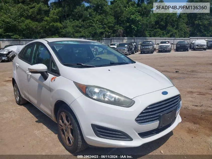 3FADP4BJ9FM136360 2015 Ford Fiesta Se