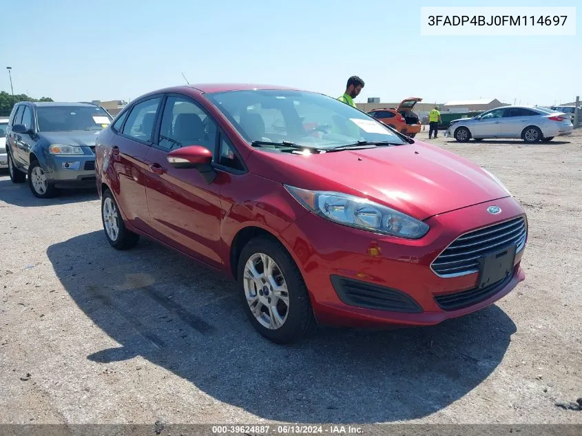 3FADP4BJ0FM114697 2015 Ford Fiesta Se