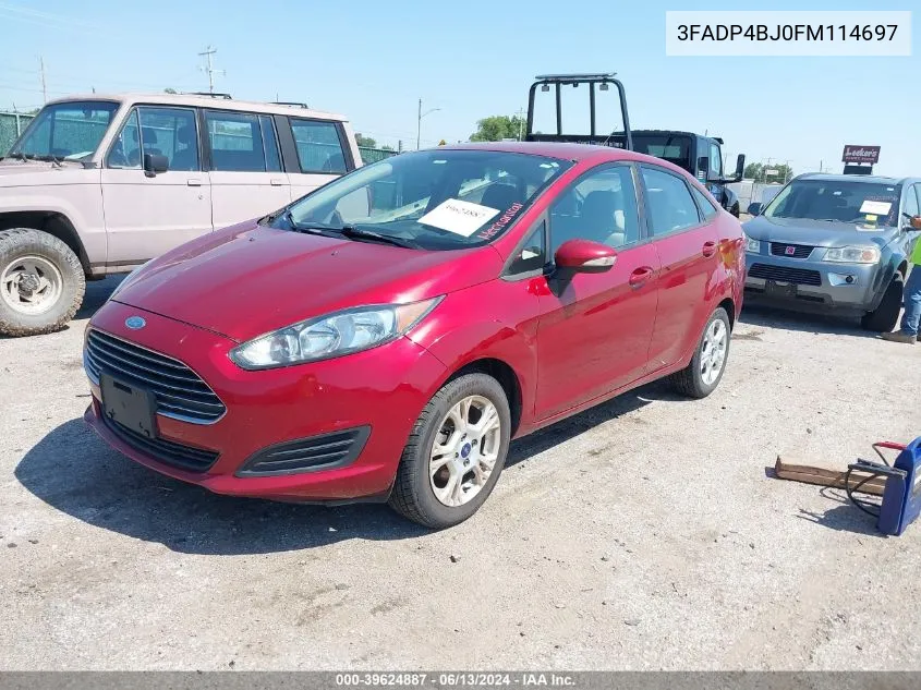 3FADP4BJ0FM114697 2015 Ford Fiesta Se