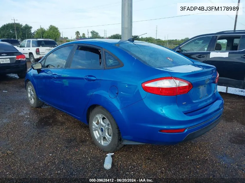 3FADP4BJ3FM178989 2015 Ford Fiesta Se