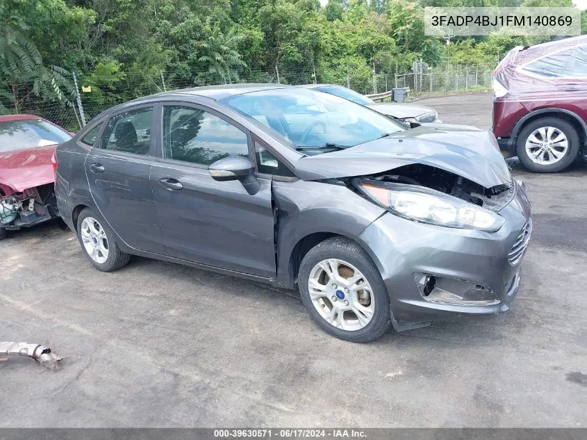 2015 Ford Fiesta Se VIN: 3FADP4BJ1FM140869 Lot: 39630571