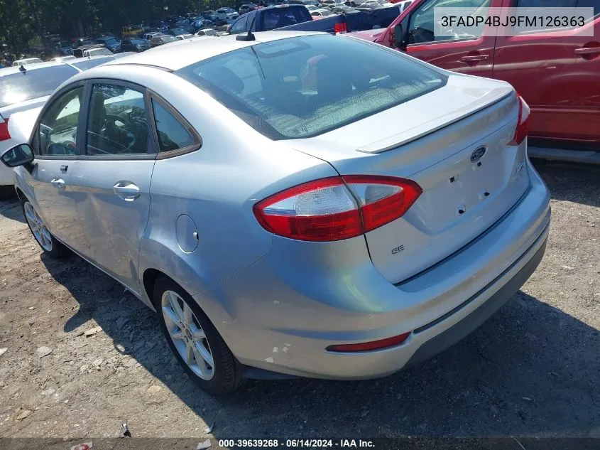 3FADP4BJ9FM126363 2015 Ford Fiesta Se