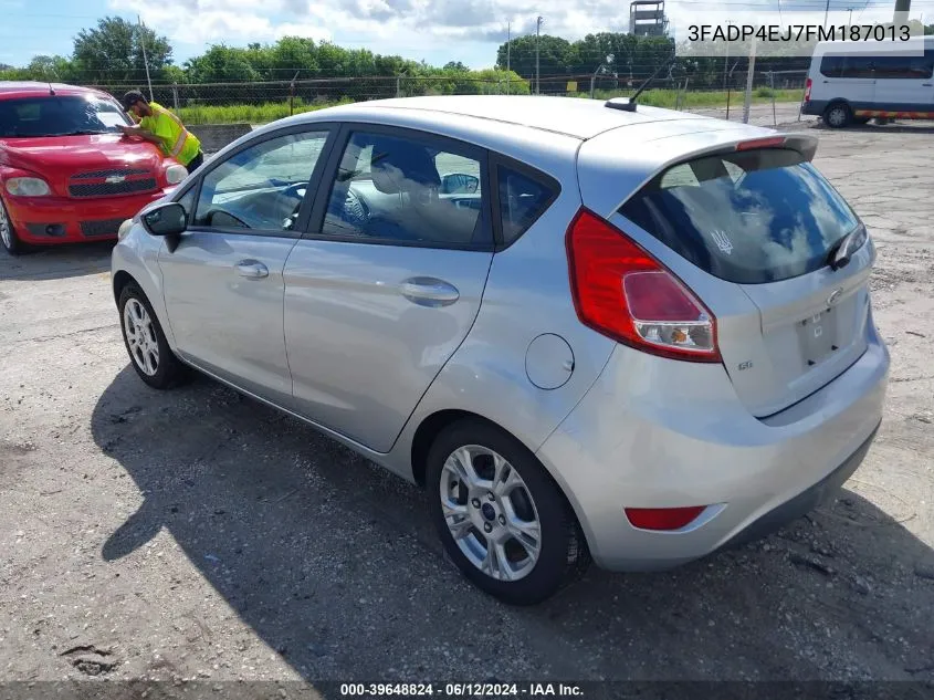 3FADP4EJ7FM187013 2015 Ford Fiesta Se