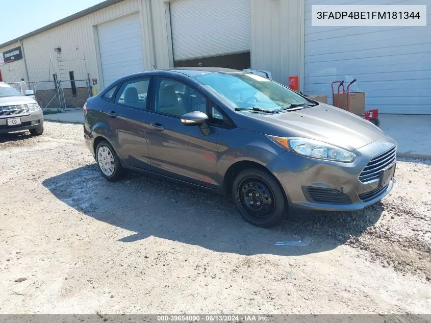 3FADP4BE1FM181344 2015 Ford Fiesta Se