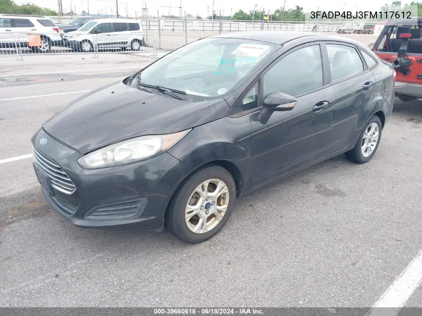 2015 Ford Fiesta Se VIN: 3FADP4BJ3FM117612 Lot: 39660618