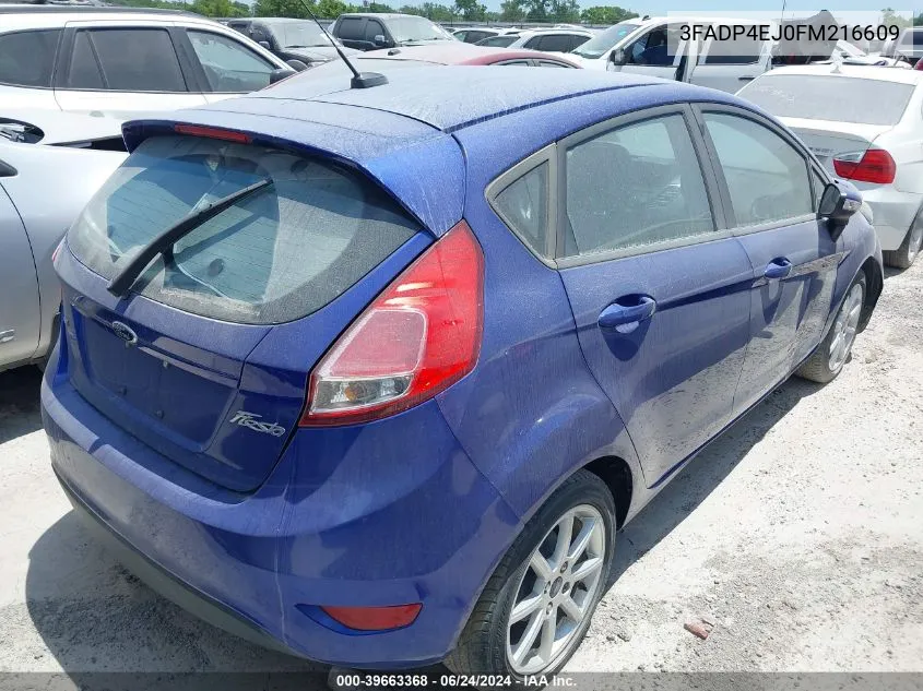 2015 Ford Fiesta Se VIN: 3FADP4EJ0FM216609 Lot: 39663368