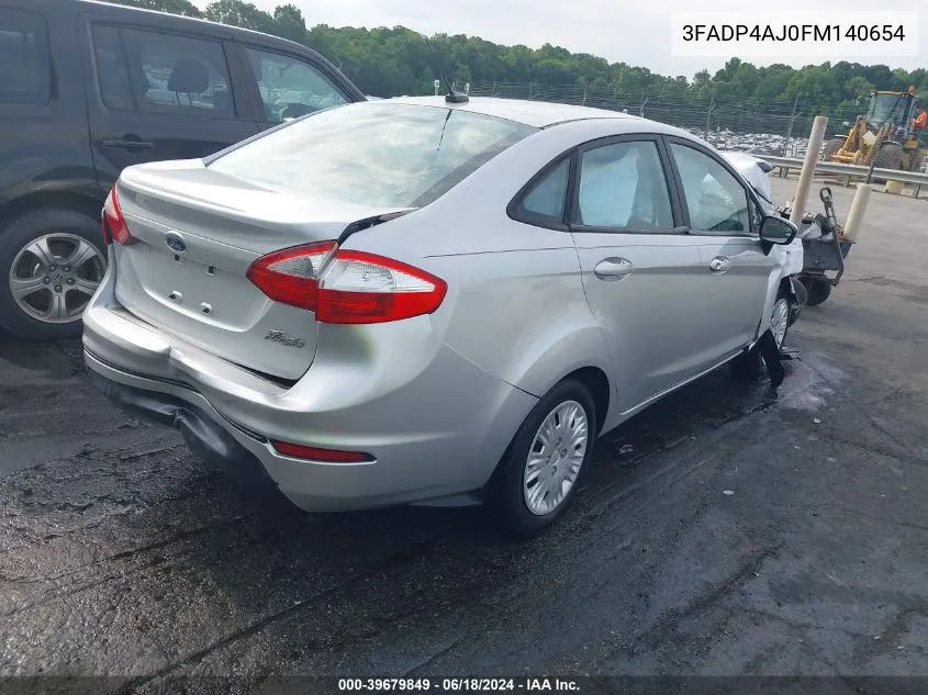 3FADP4AJ0FM140654 2015 Ford Fiesta S