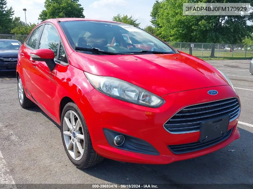 3FADP4BJ0FM170929 2015 Ford Fiesta Se