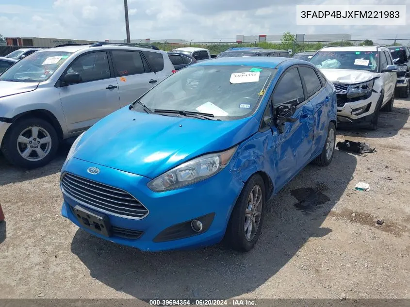 3FADP4BJXFM221983 2015 Ford Fiesta Se