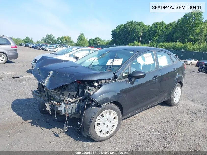 3FADP4AJ3FM100441 2015 Ford Fiesta S