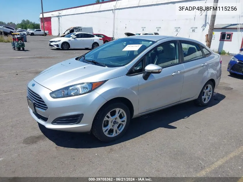 2015 Ford Fiesta Se VIN: 3FADP4BJ8FM115256 Lot: 39705362